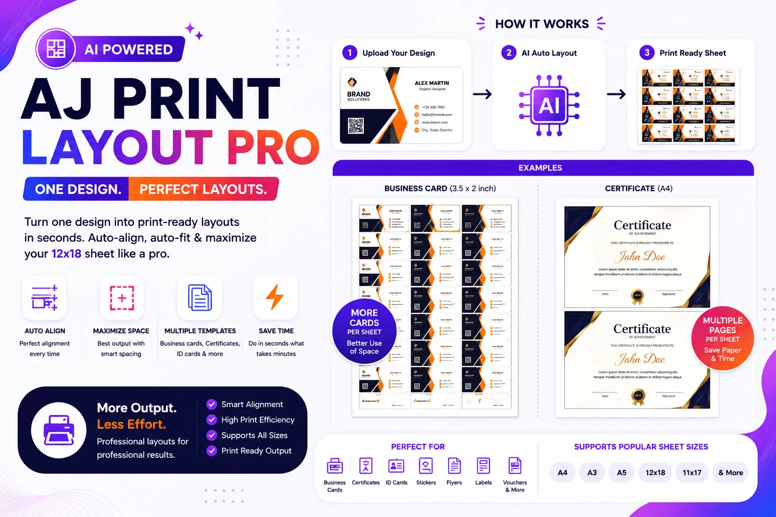 AJ Layout Pro hero preview